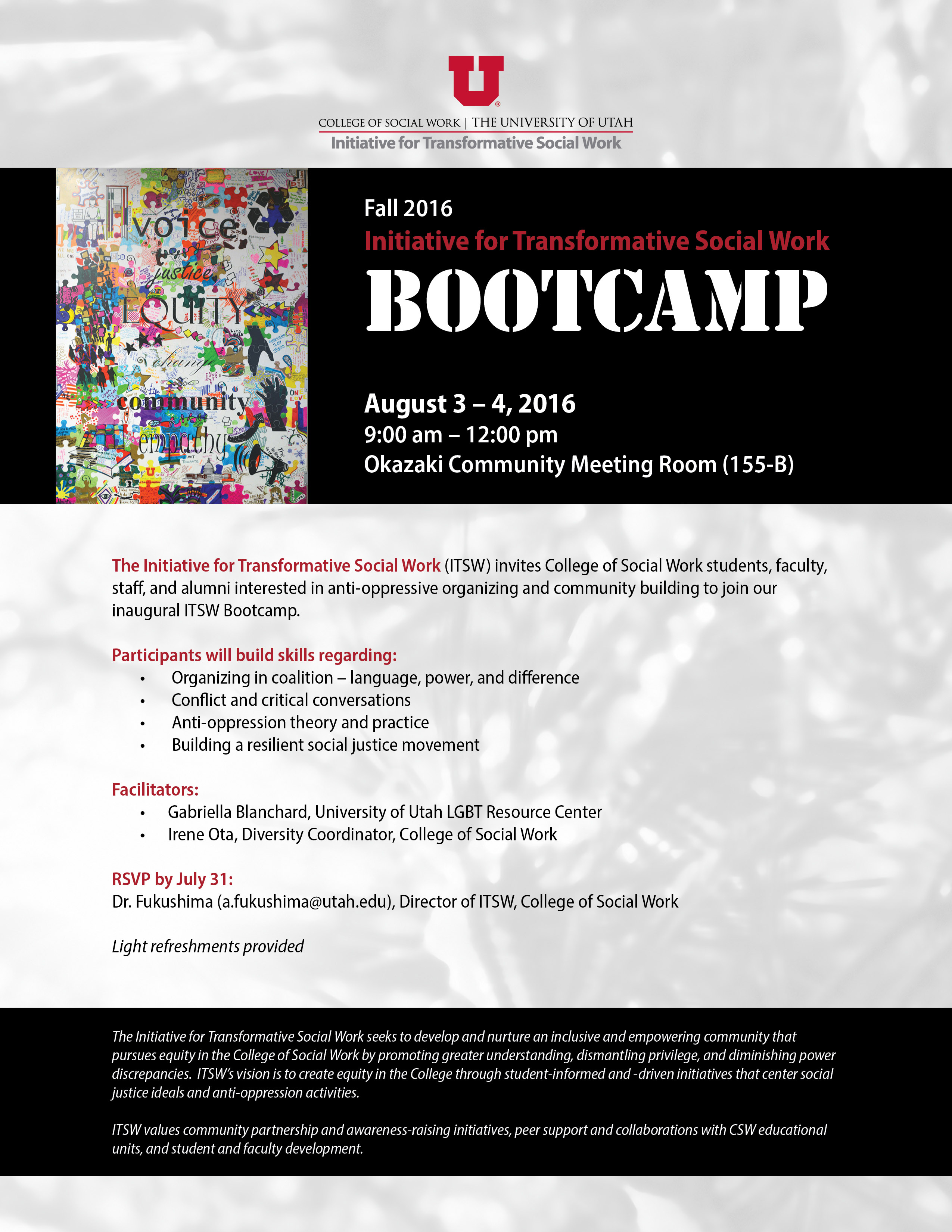 ITSW Bootcamp - Aug 2016